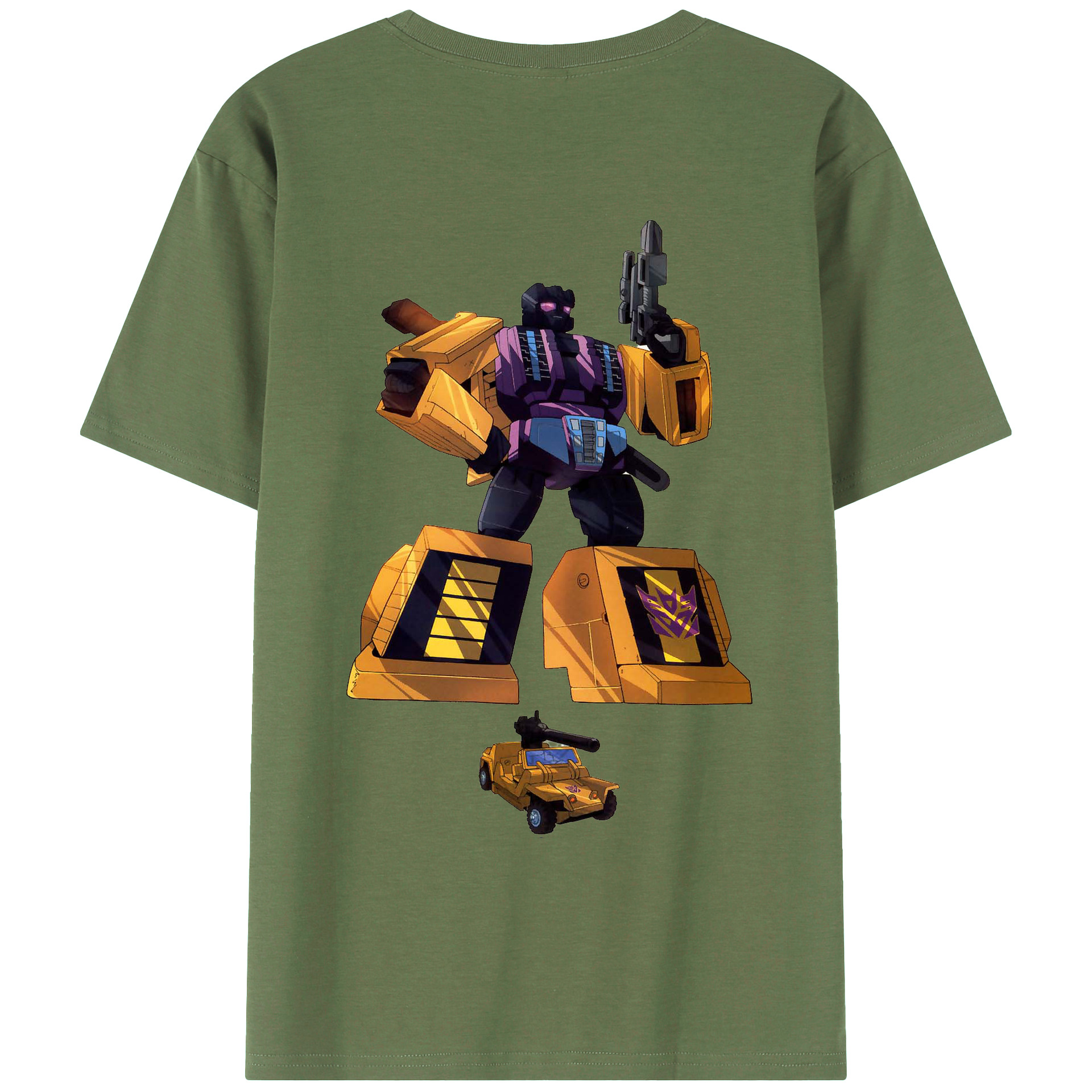 （画像用）  綿100％ メンズ半袖Tシャツ（バックプリント） 通気性